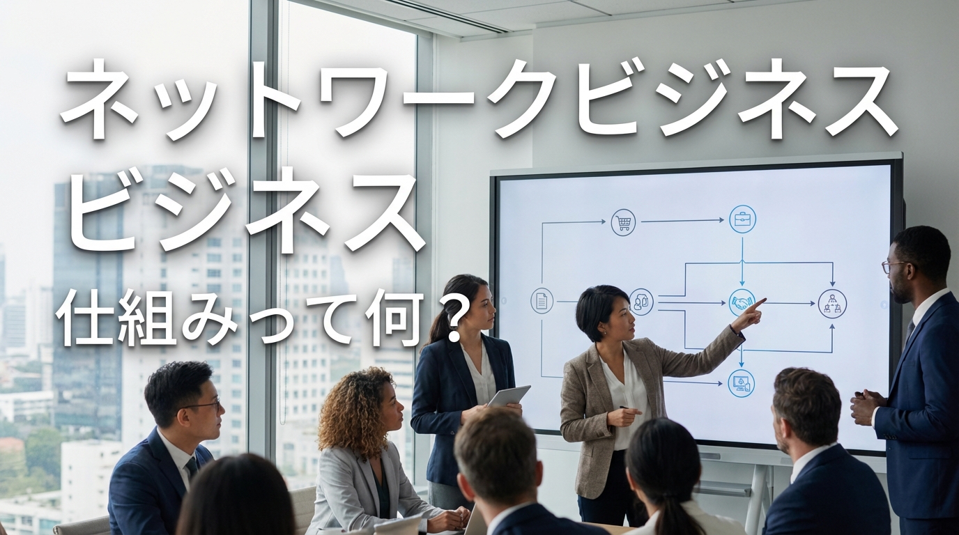 ネットワークビジネス 仕組みって何?