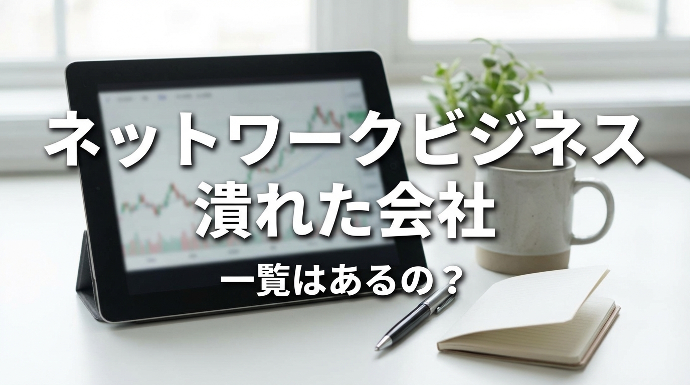 ネットワークビジネス 潰れた会社 一覧はあるの?