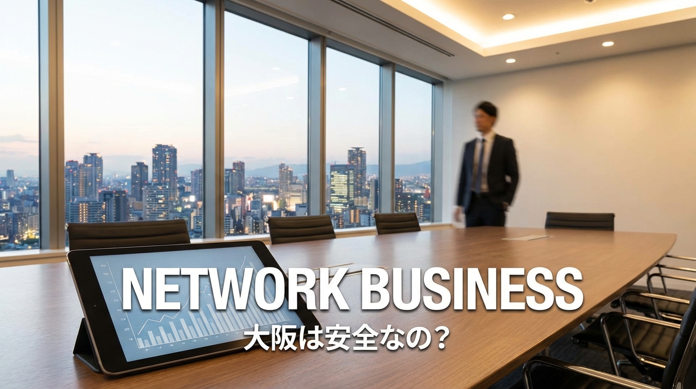 ネットワークビジネス 大阪は安全なの?