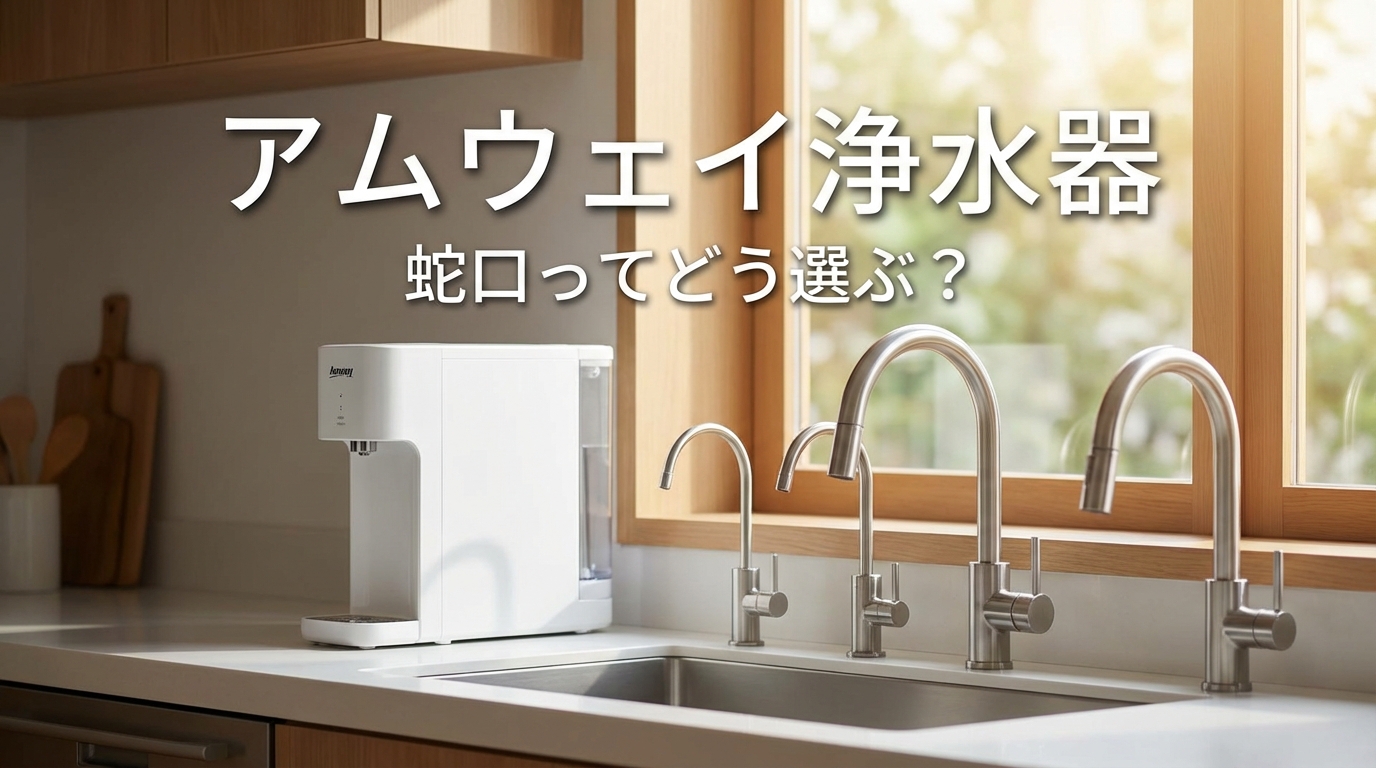 アムウェイ 浄水器 蛇口ってどう選ぶ?