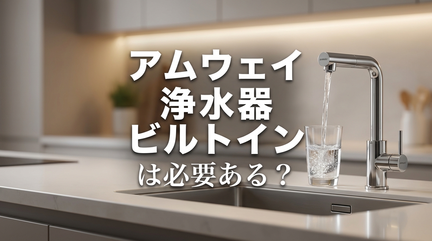 アムウェイ 浄水器 ビルトインは必要ある?