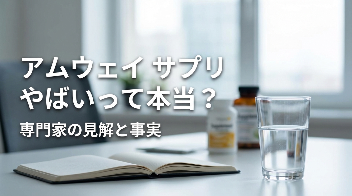 アムウェイ サプリ やばいって本当?