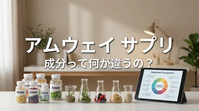 アムウェイ サプリ 成分って何が違うの？