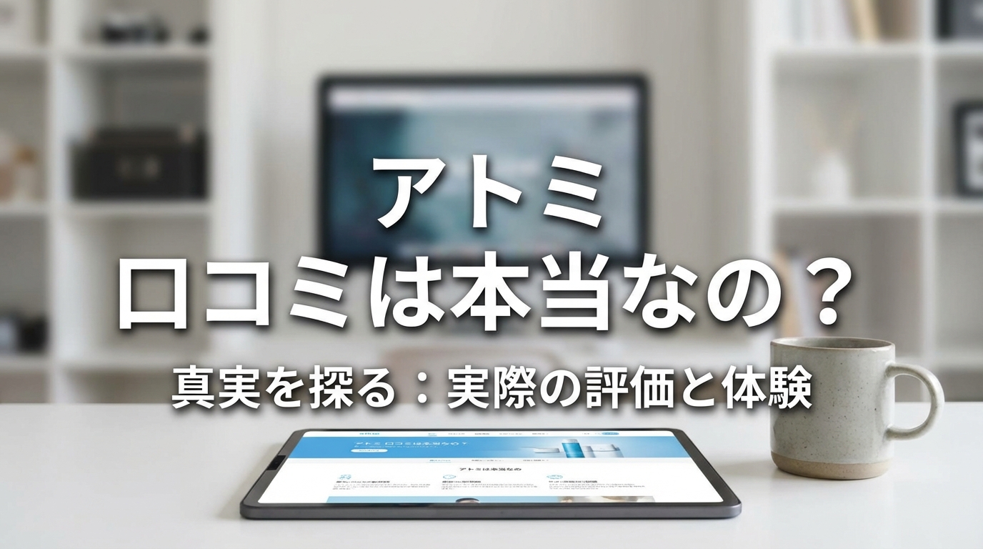 アトミ 口コミは本当なの？