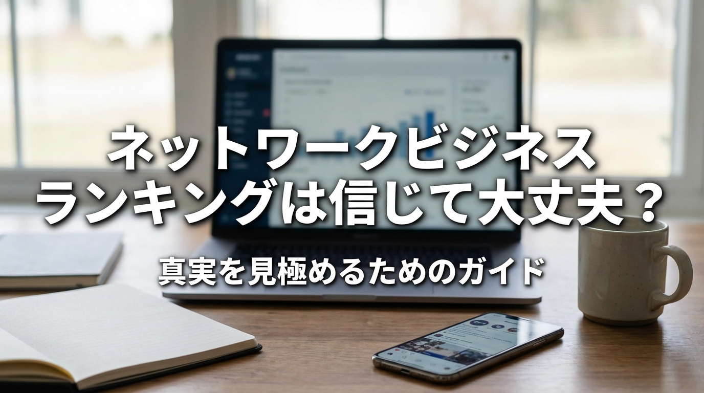 ネットワークビジネス ランキングは信じて大丈夫?