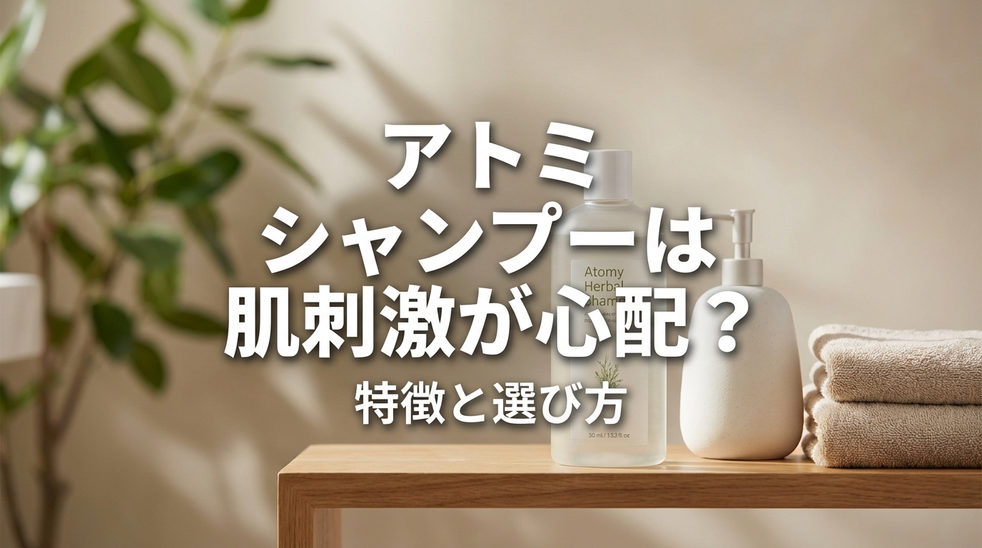 アトミ シャンプーは肌刺激が心配？特徴と選び方