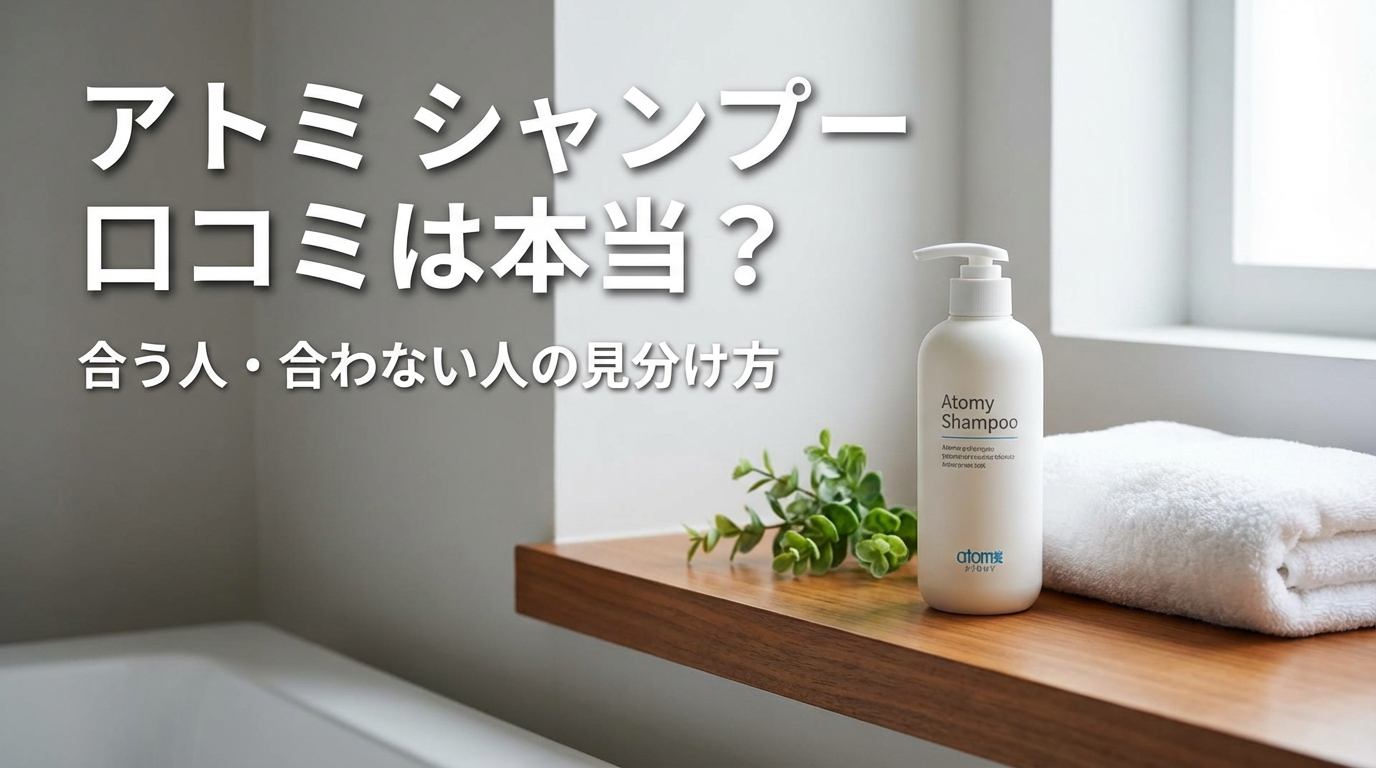 アトミ シャンプー 口コミは本当？合う人・合わない人の見分け方