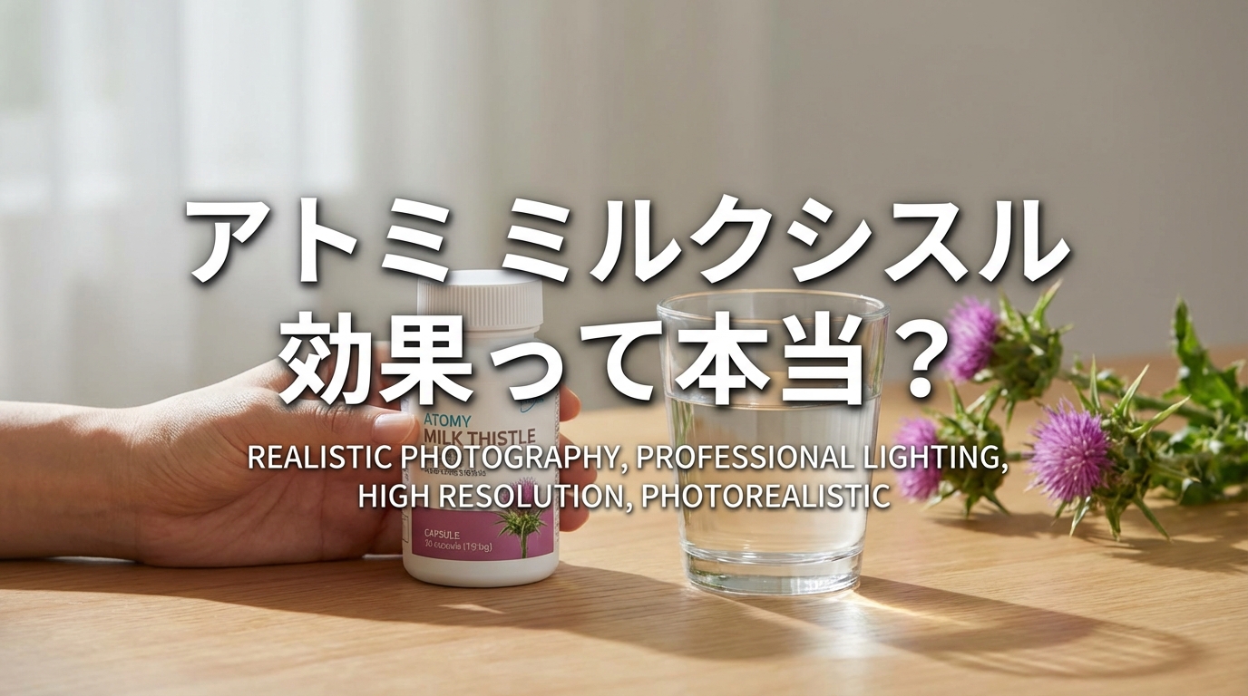 アトミ ミルクシスル 効果って本当?