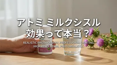 アトミ ミルクシスル 効果って本当？