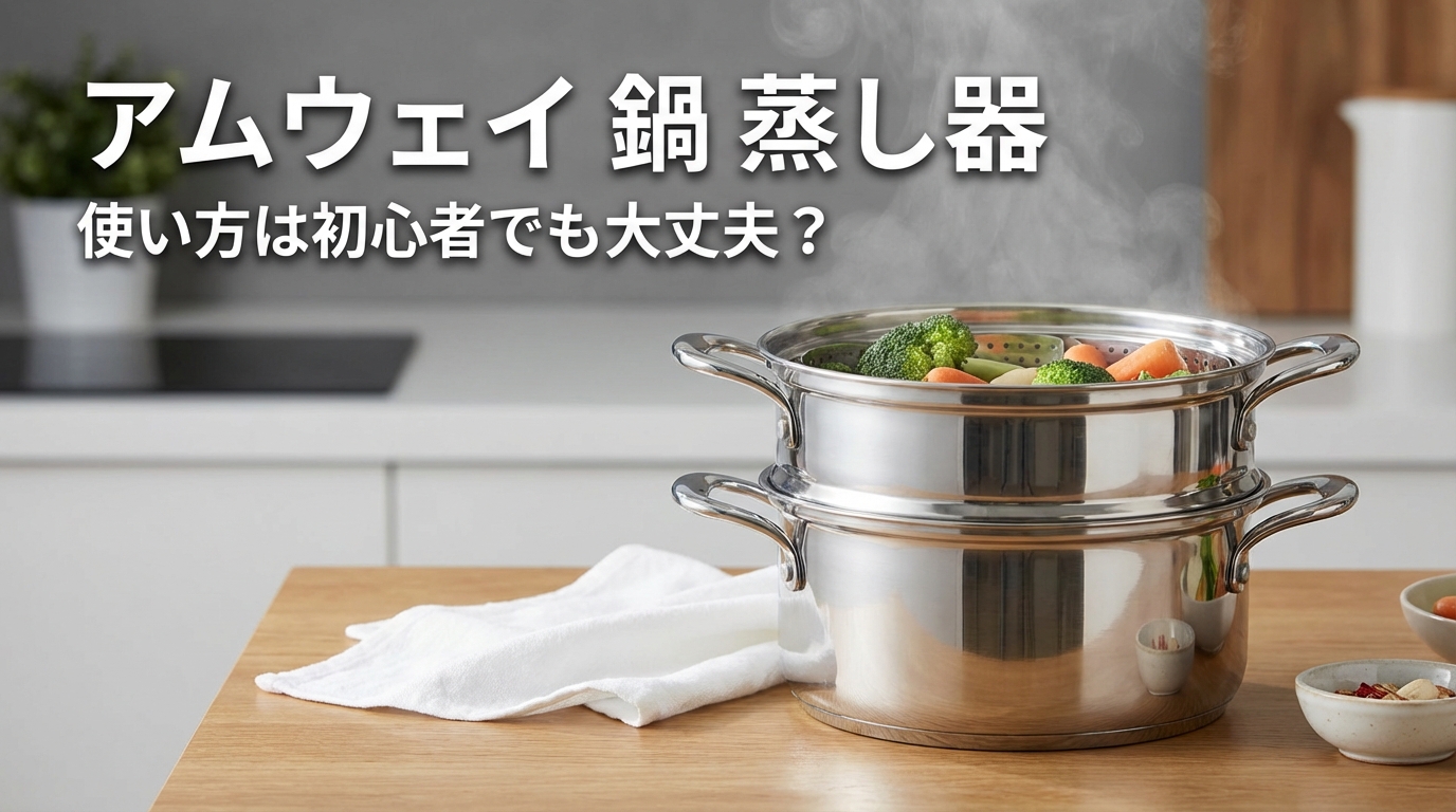アムウェイ 鍋 蒸し器 使い方は初心者でも大丈夫?