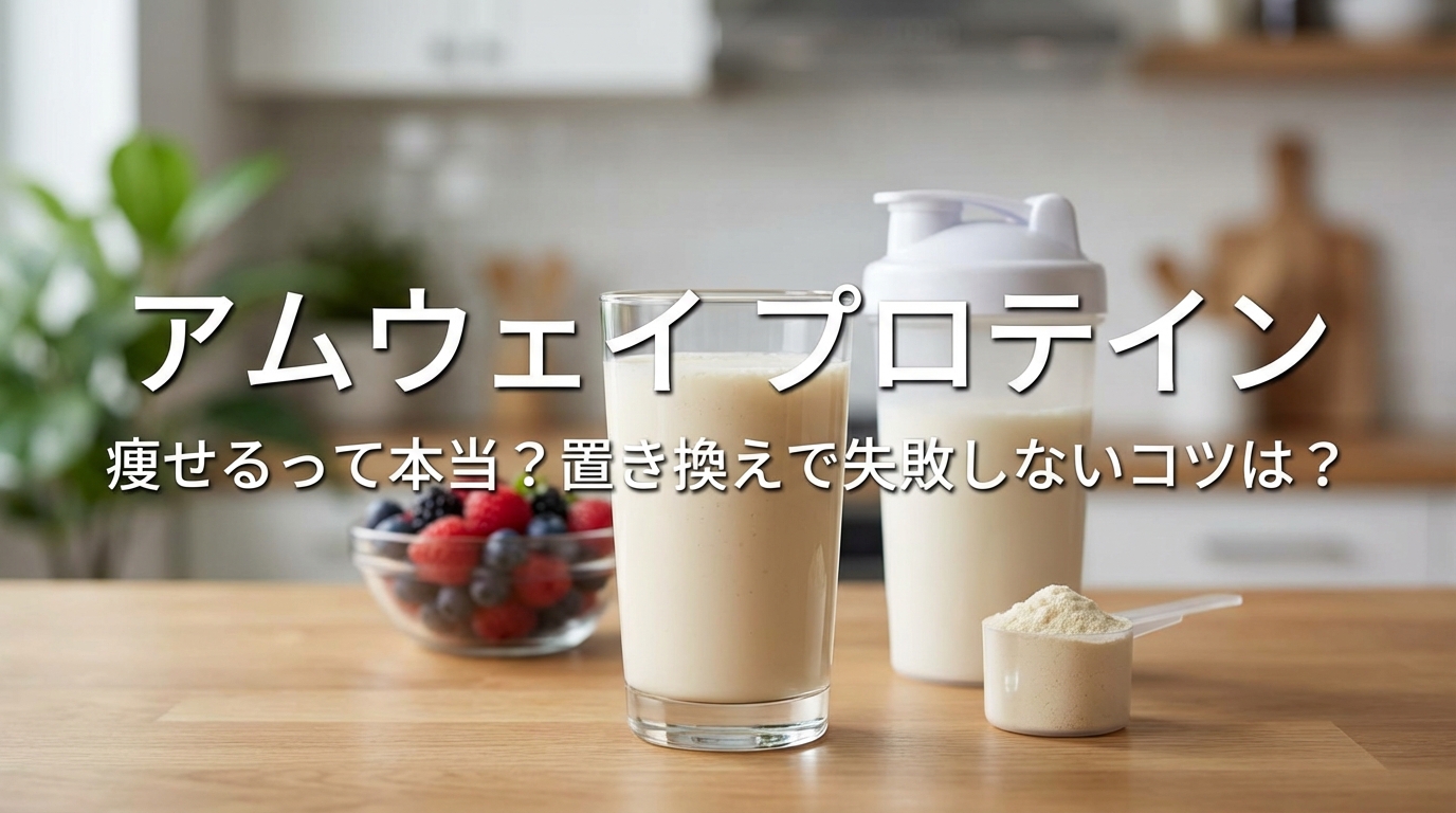 アムウェイ プロテイン 痩せるって本当？置き換えで失敗しないコツは？