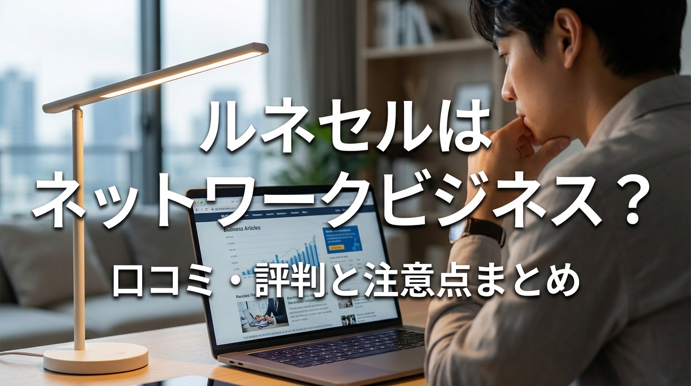 ルネセルはネットワークビジネス?口コミ・評判と注意点まとめ