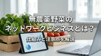 無農薬野菜のネットワークビジネスとは？仕組みと注意点を解説