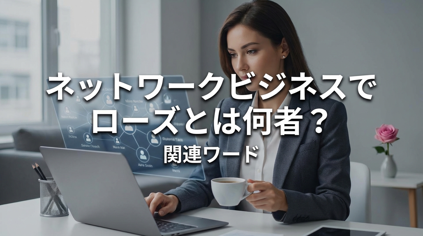 ネットワークビジネスでローズとは何者？関連ワードの意味と注意点を解説