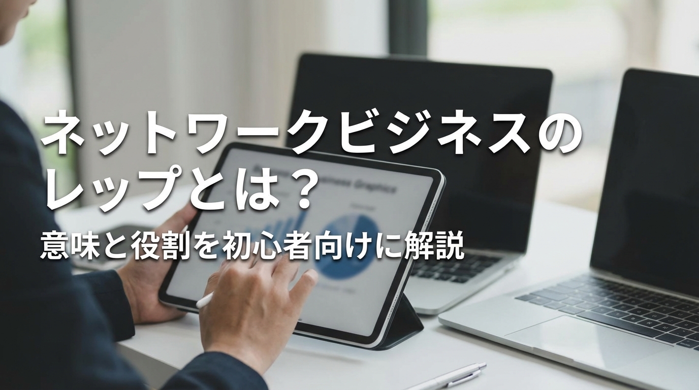 ネットワークビジネスのレップとは？意味と役割を初心者向けに解説