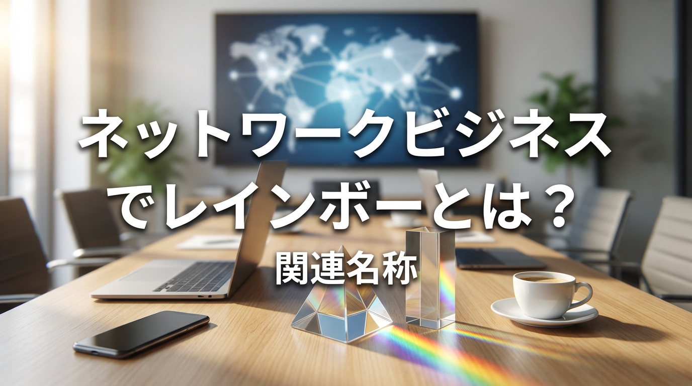 ネットワークビジネスでレインボーとは?関連名称の意味と注意点を解説
