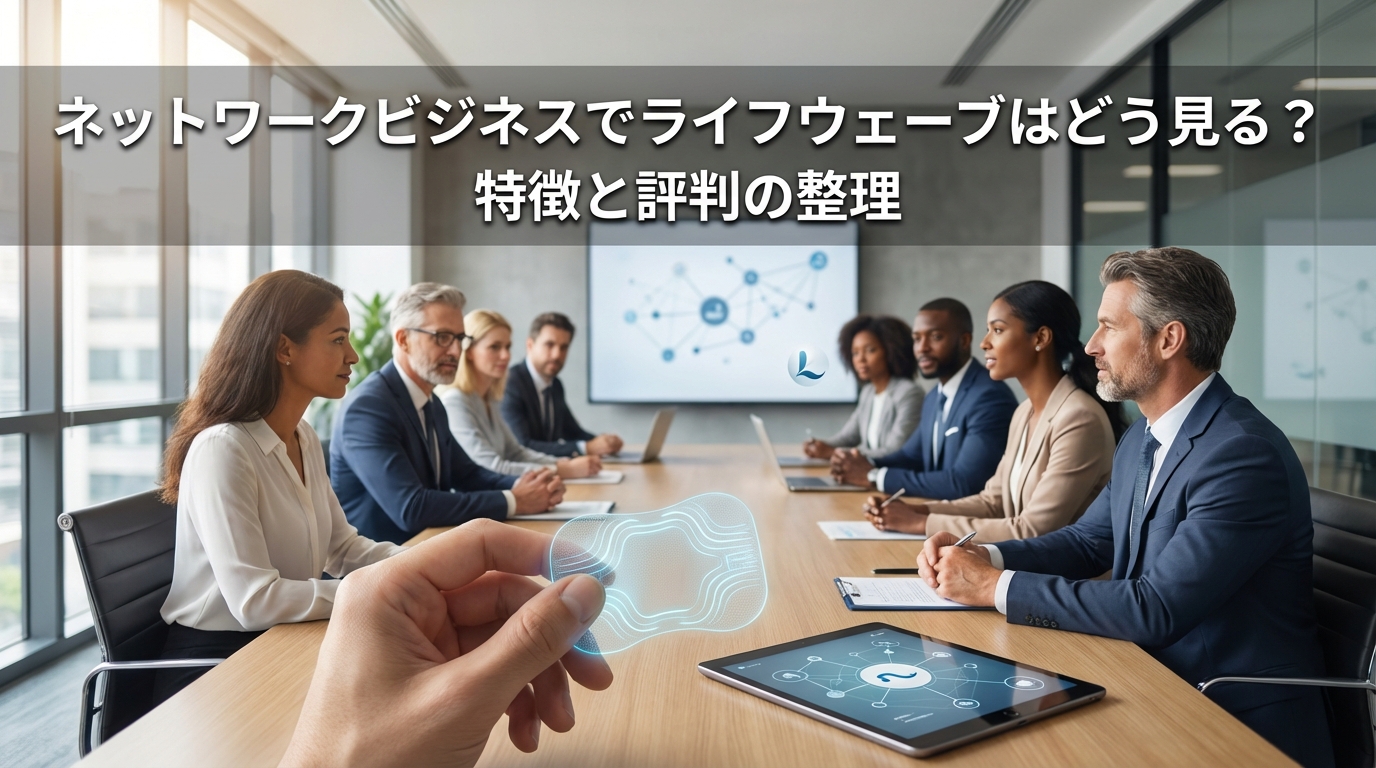 ネットワークビジネスでライフウェーブはどう見る？特徴と評判の整理