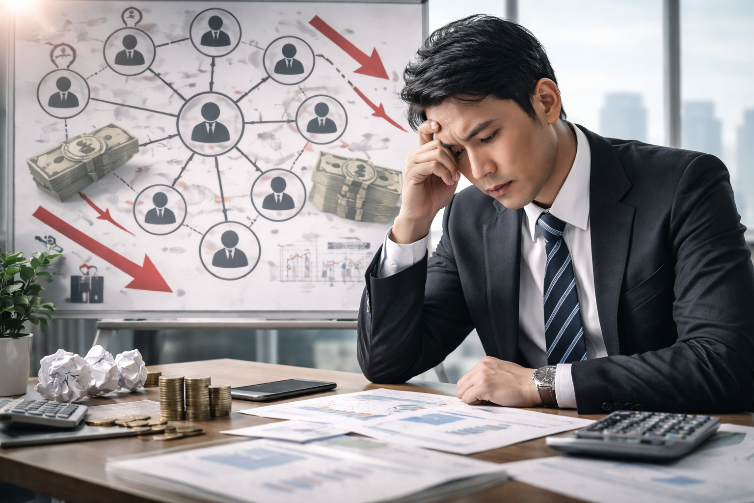 末路に向かいやすい理由は「収益構造」と「人脈の有限性」にあります