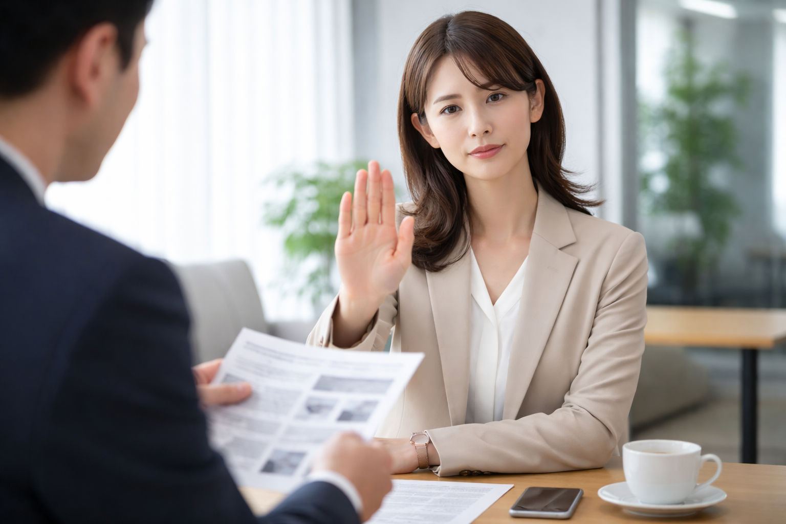 はっきり断るほど、しつこい説得を避けやすい理由があります