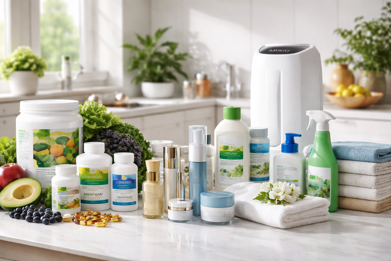 アムウェイの事業内容は、健康・美容・住環境の幅広い製品群で理解すると整理しやすいです