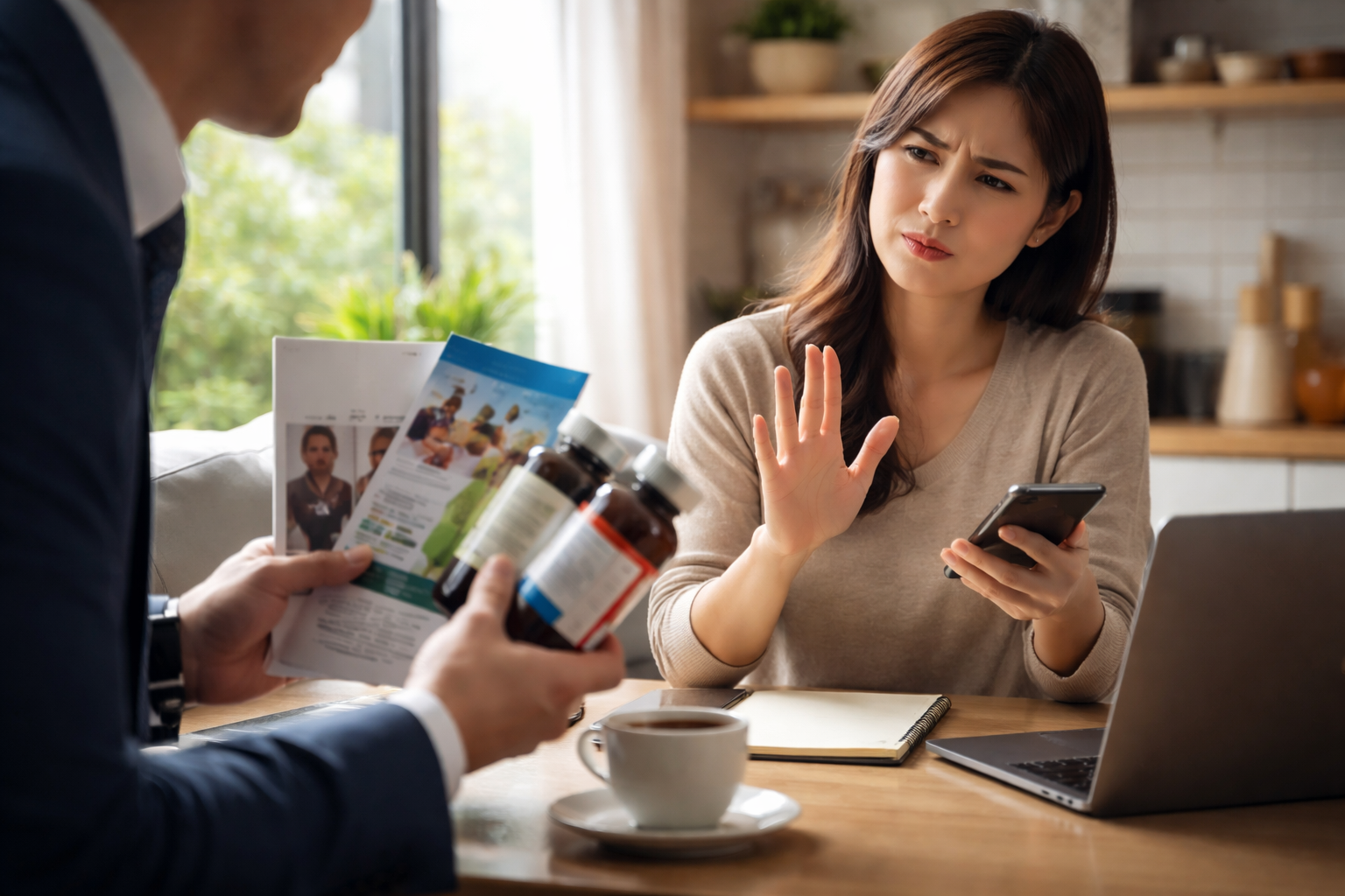 「うざい」と感じる最大の原因は、勧誘が生活に入り込みやすい点です