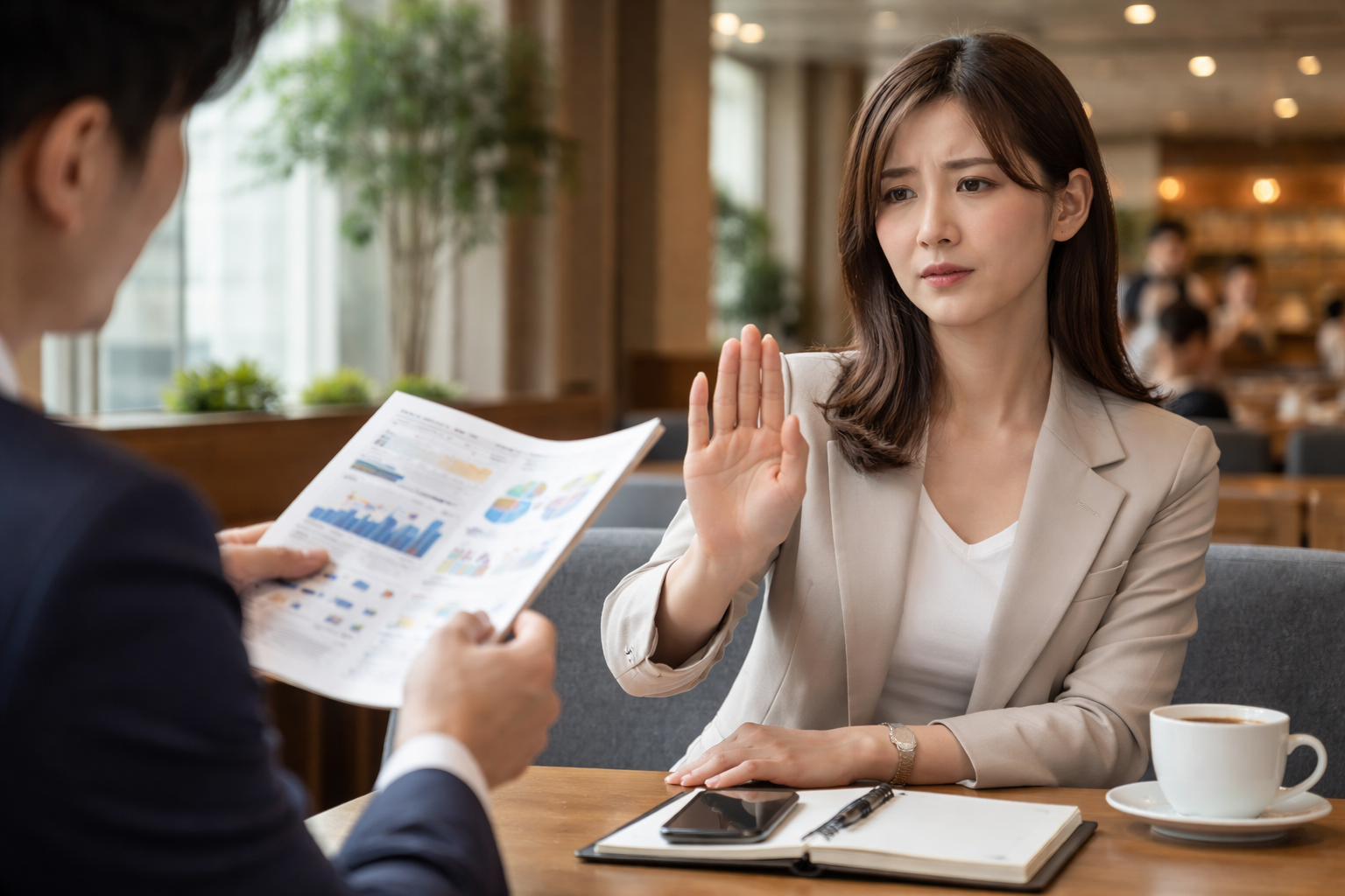 距離を置きたいときは、短く明確に断るのが現実的です