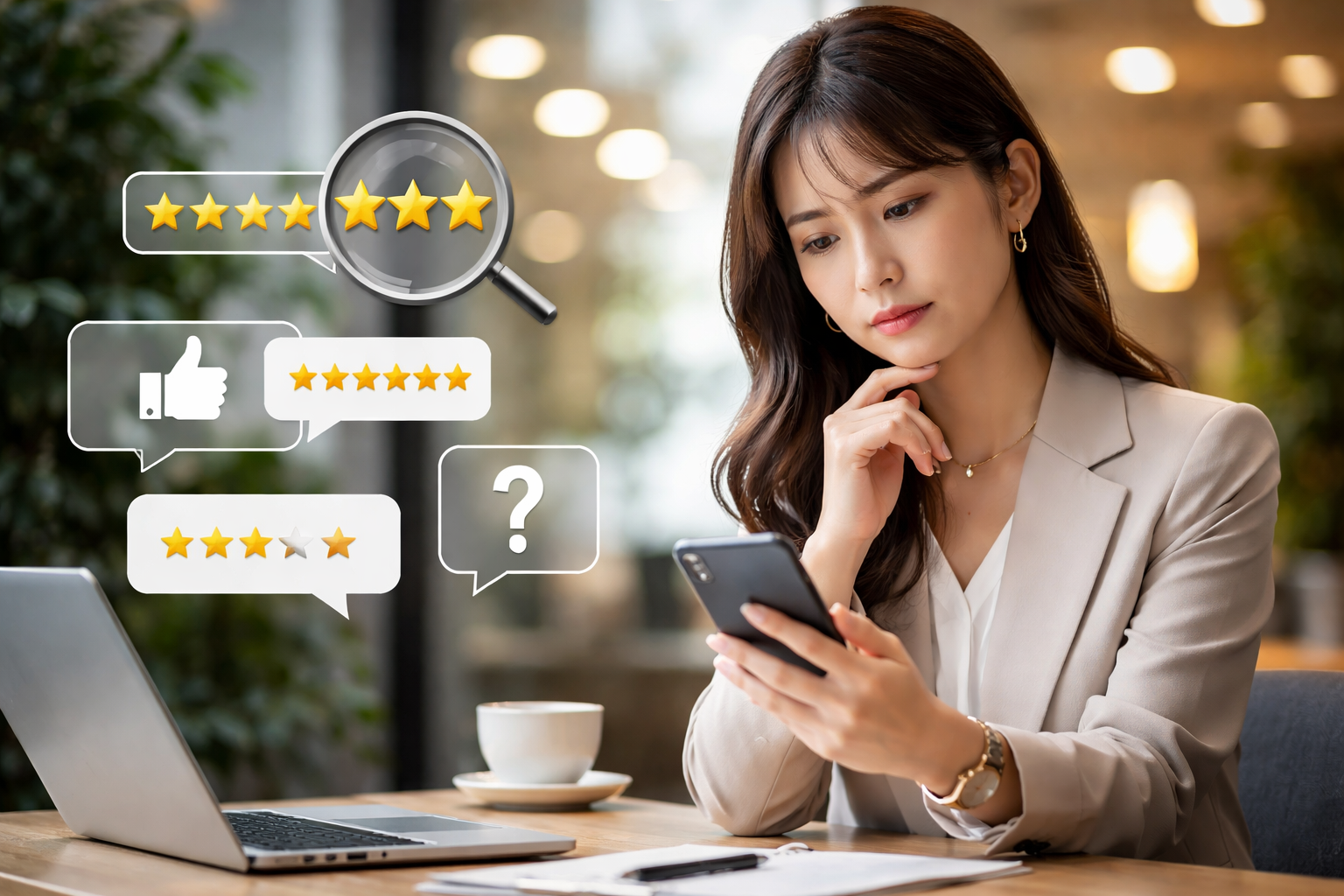 口コミは「参考」にはなるが「結論」にはしにくいです