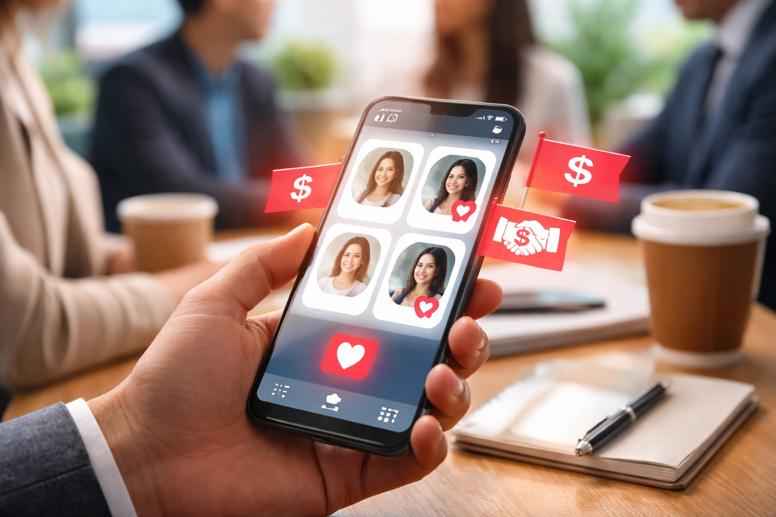 マッチングアプリ経由のネットワークビジネス勧誘は避けるのが無難です