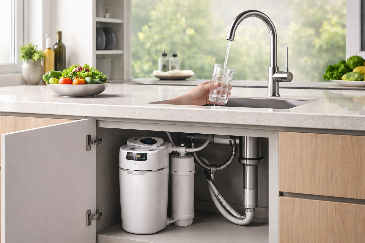 アムウェイのビルトイン浄水器は「見た目」と「高い浄化性能」を両立したい人に向きます