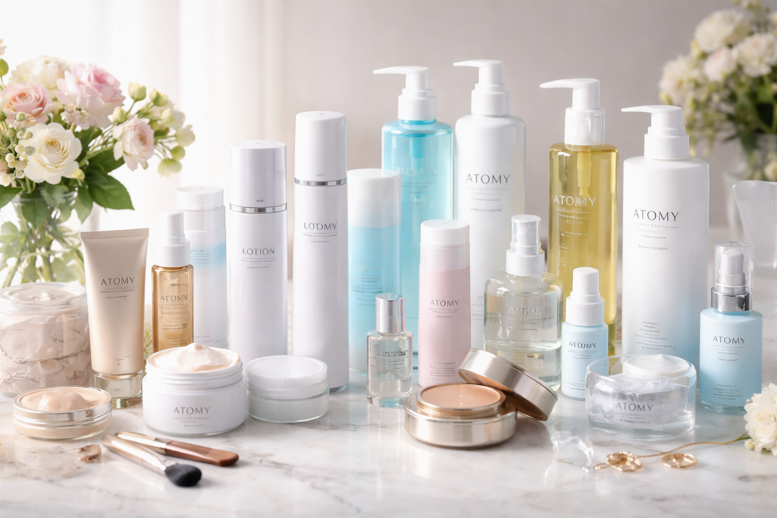 具体例:アトミ化粧品の値段をカテゴリ別にイメージする(スキンケア・ベース・ヘアケア・クレンジング)