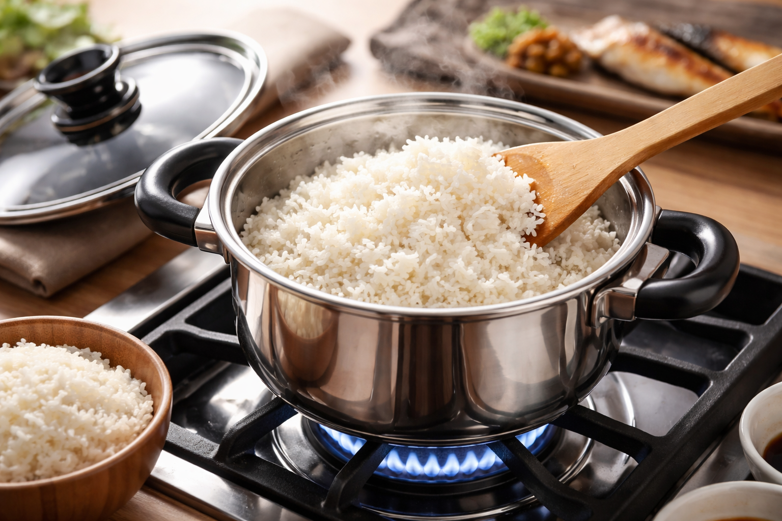 理由:クイーンクックがガス火炊飯に向く背景