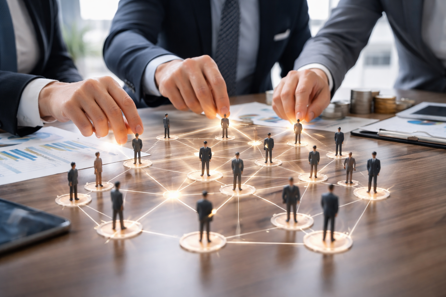 仕組みを理解する鍵は「流通の短縮」と「組織構築」だと考えられます