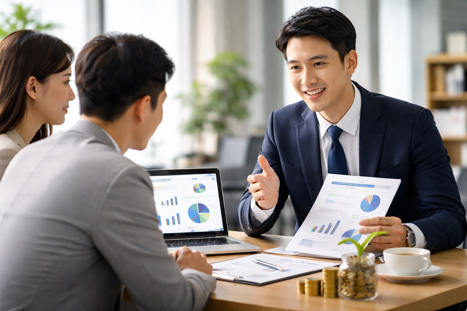 勧誘で見られやすい特徴は「利益の強調」「急がせる」「長期を前提にする」です