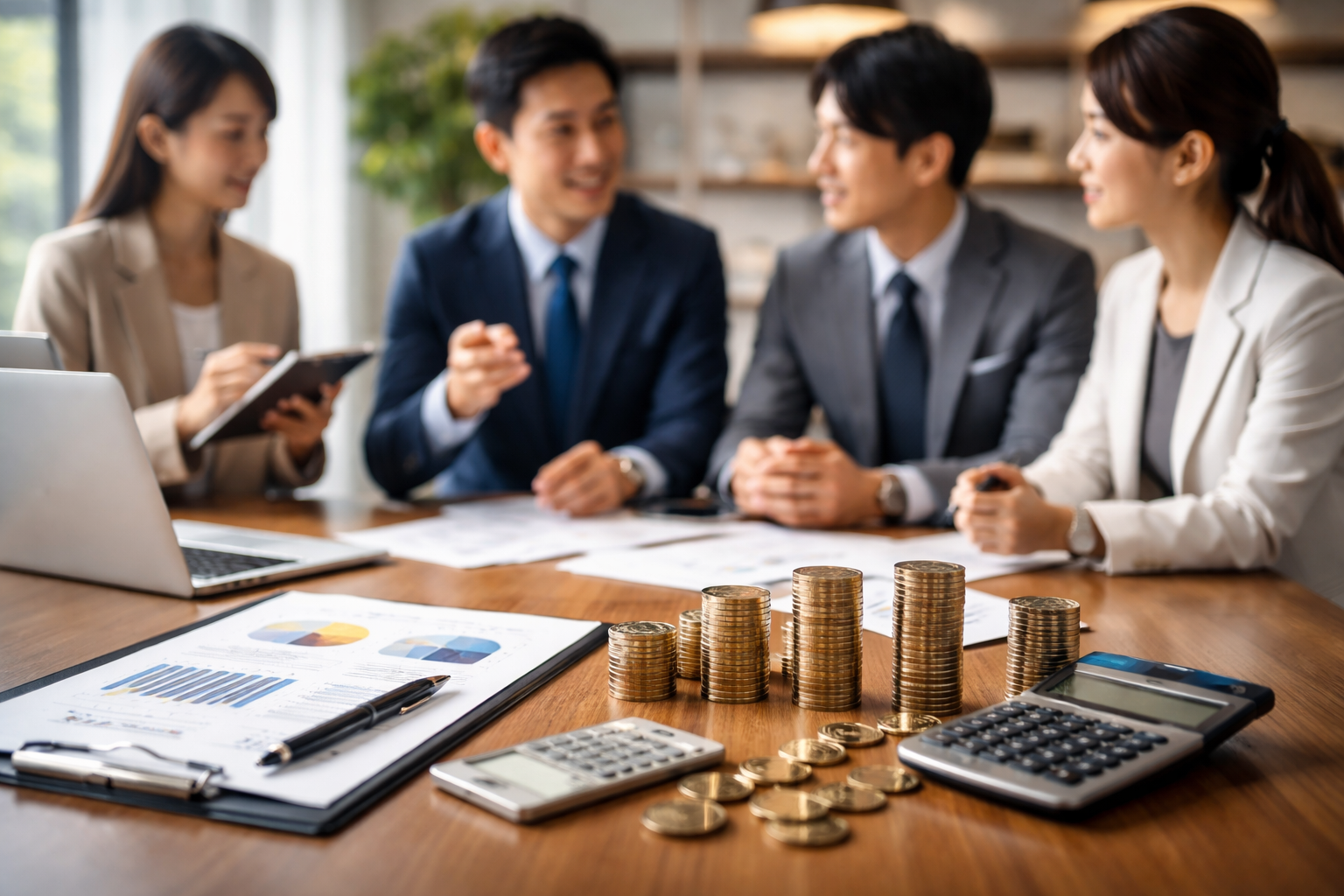 注意点は「手数料」「無登録勧誘」「解約・引き出し」「担当者不在」の4つです