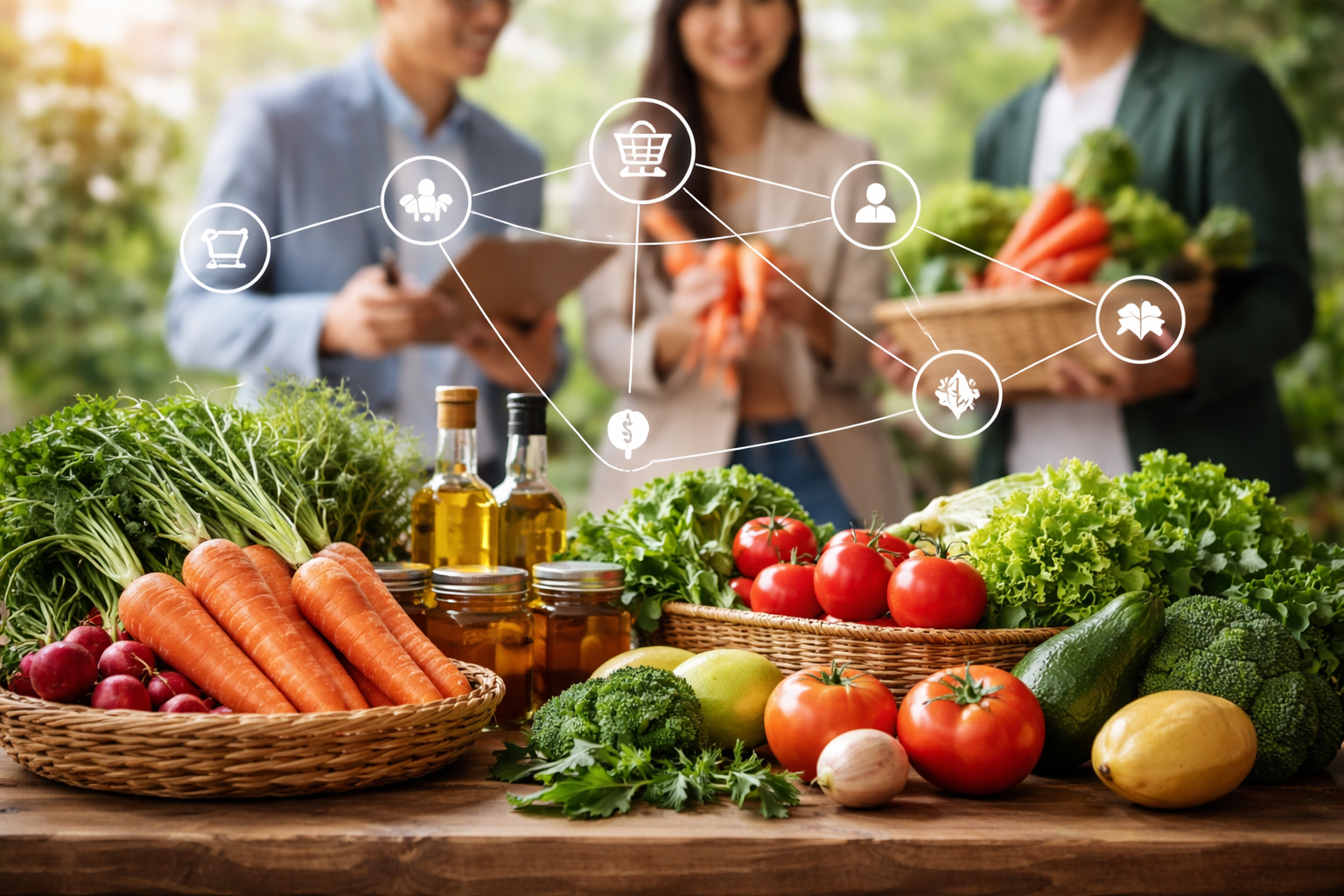 無農薬野菜のネットワークビジネスは「商品販売＋紹介」で成り立つ仕組みです