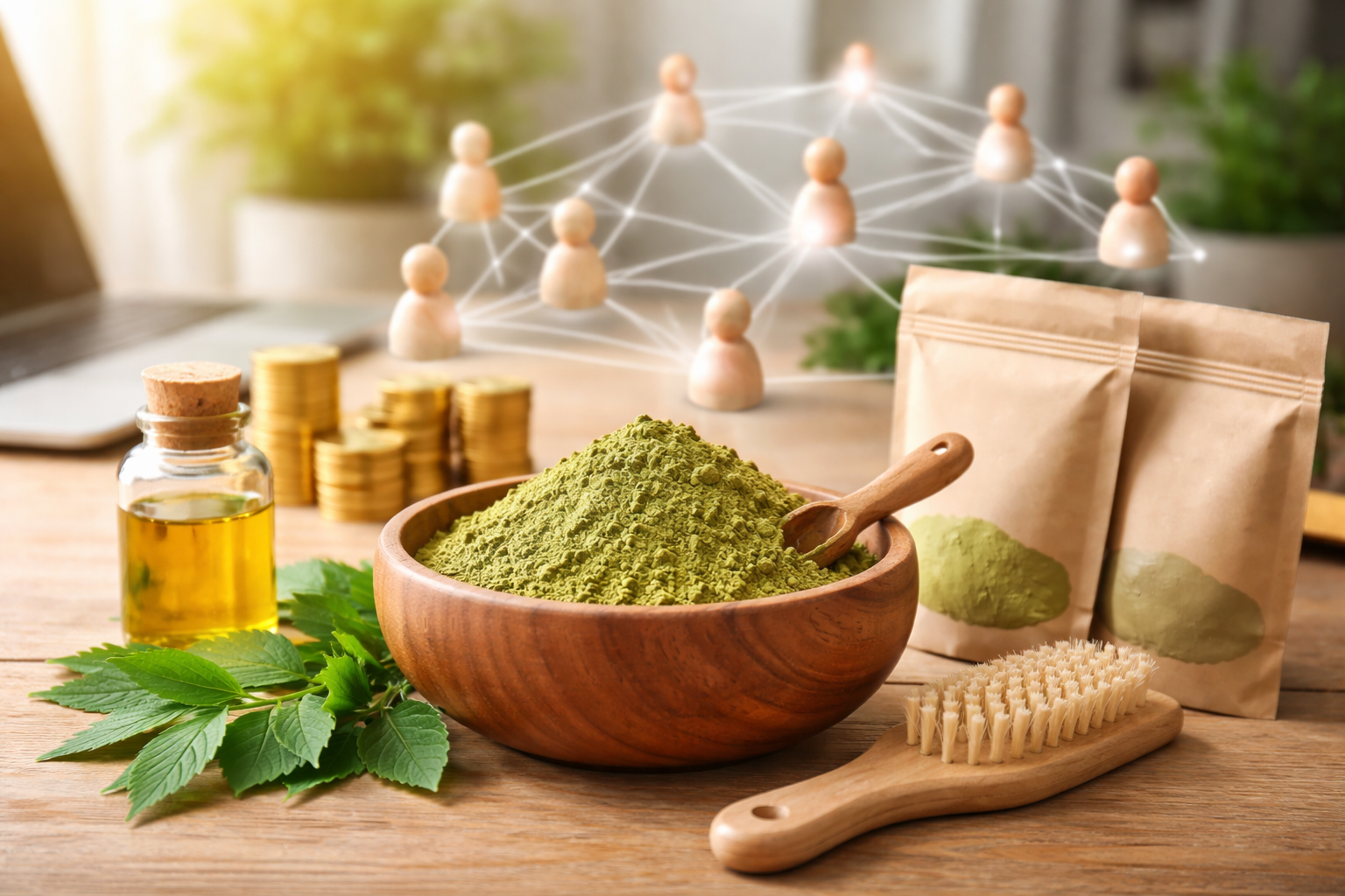 ヘナカラーとネットワークビジネスは「一部で関係がある」が、すべてではありません