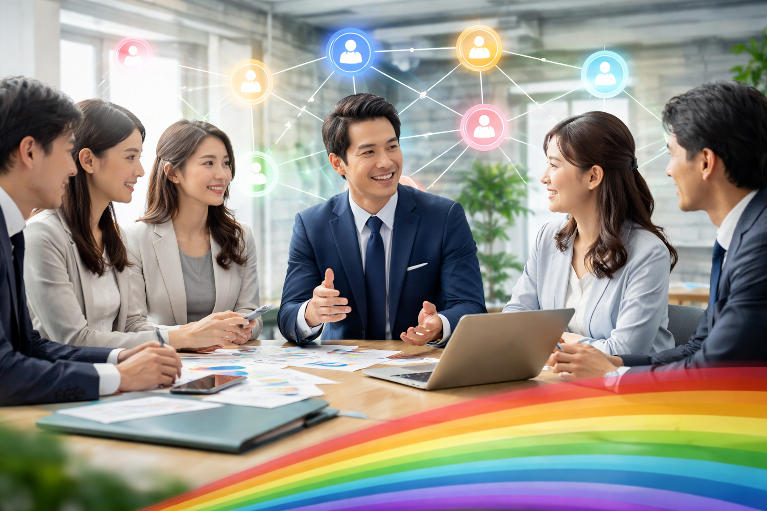 「レインボー」は理念や象徴として語られることがあるため、意味の取り違えに注意が必要です