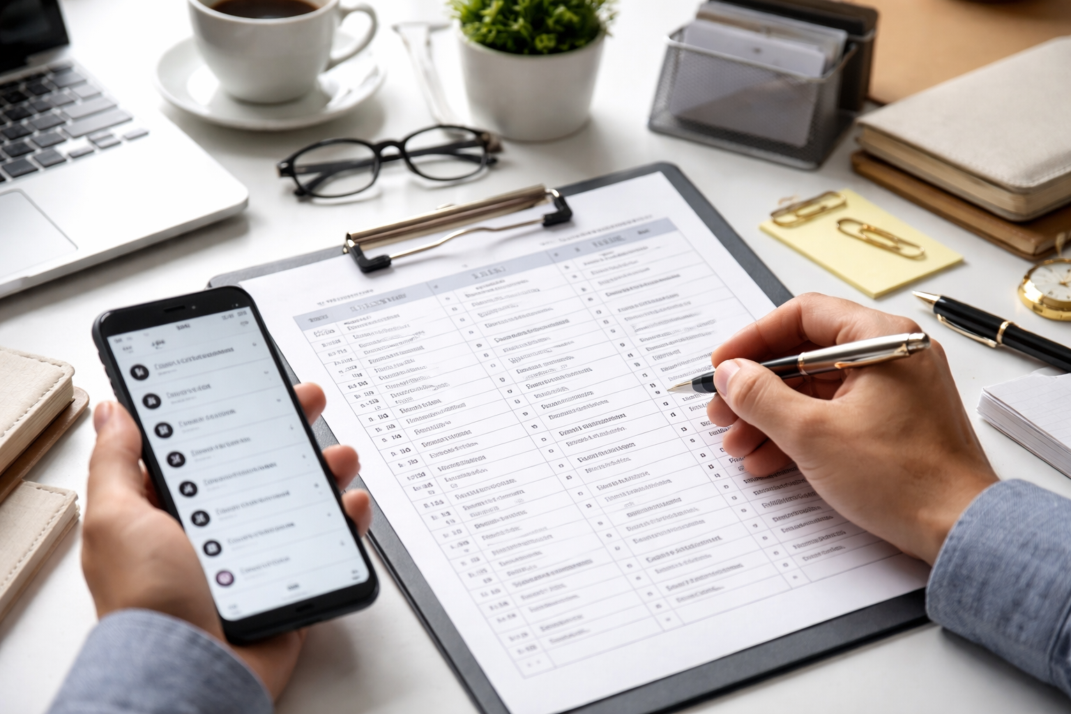 リストアップ表に入れがちな項目と、扱い方の基本