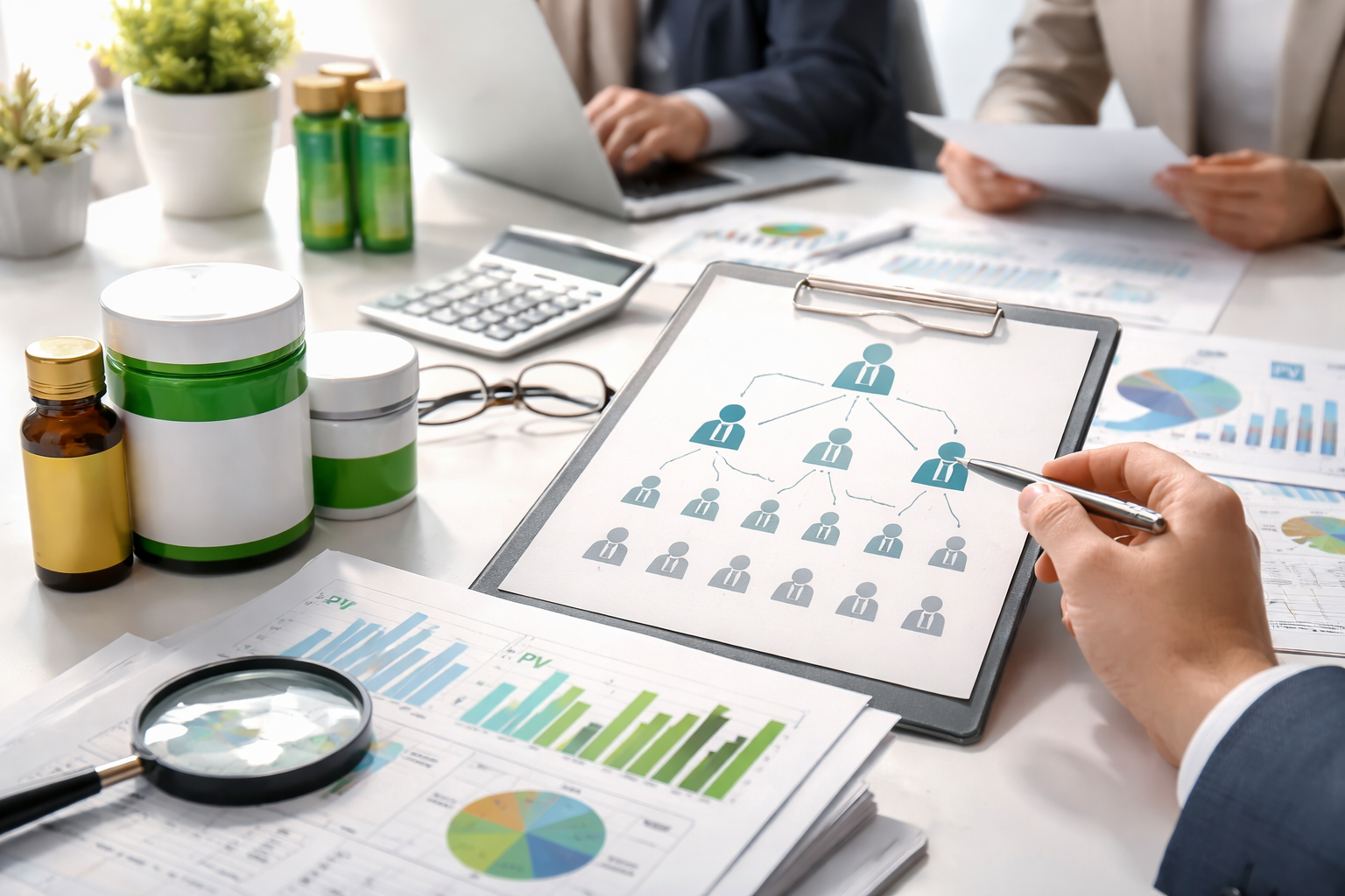 仕組みを理解するための前提は「会員制度」「定期購入」「P.V.」です