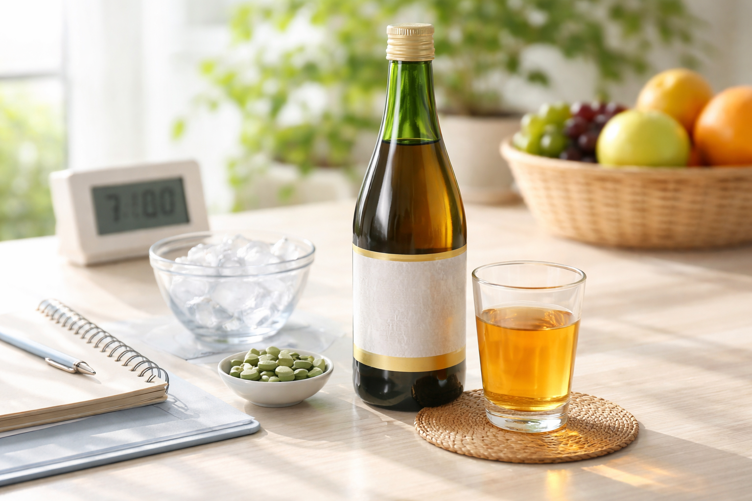 要点は「目安量」「冷やして」「継続」「保存」「注意事項」です