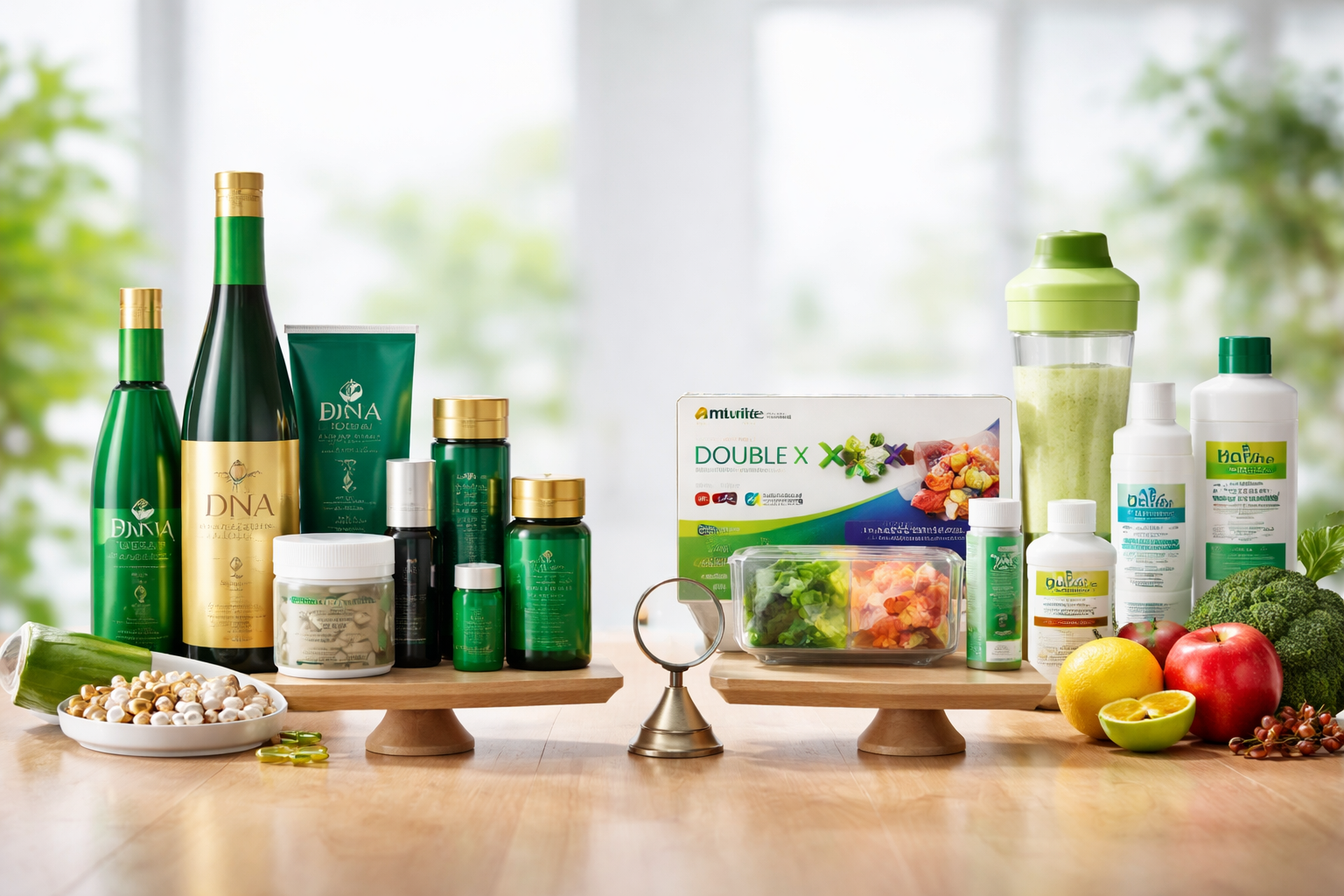 フォーデイズは「商品集中・仕組みシンプル」、アムウェイは「商品多彩・活動多面的」が大きな違いです